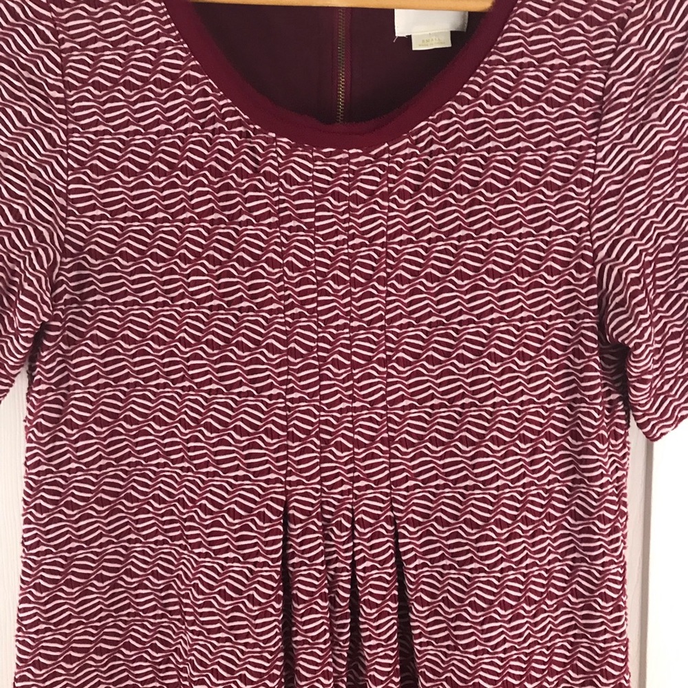 Maeve Anthropologie Dora Dress Small Red White - Picture 3 of 8